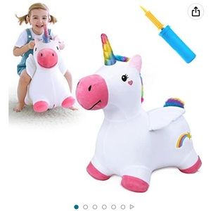 Unicorn Bouncy Pals Ride On Unicorn Toy